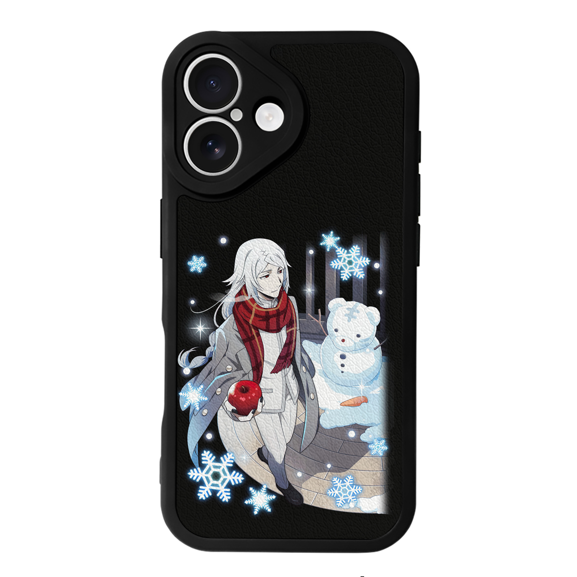（画像用） 文豪ストレイドッグス Bungo Stray Dogs 【iPhone 16シリーズ対応】シリコンスマホケース（レザー調） 材質：シリコン